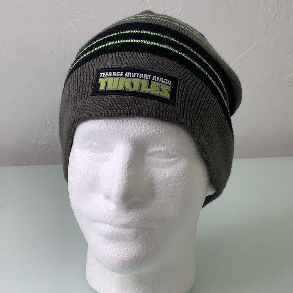 Nickelodeon Teenage Mutant Ninja Turtles Knit Beanie Hat size OSFM EUC